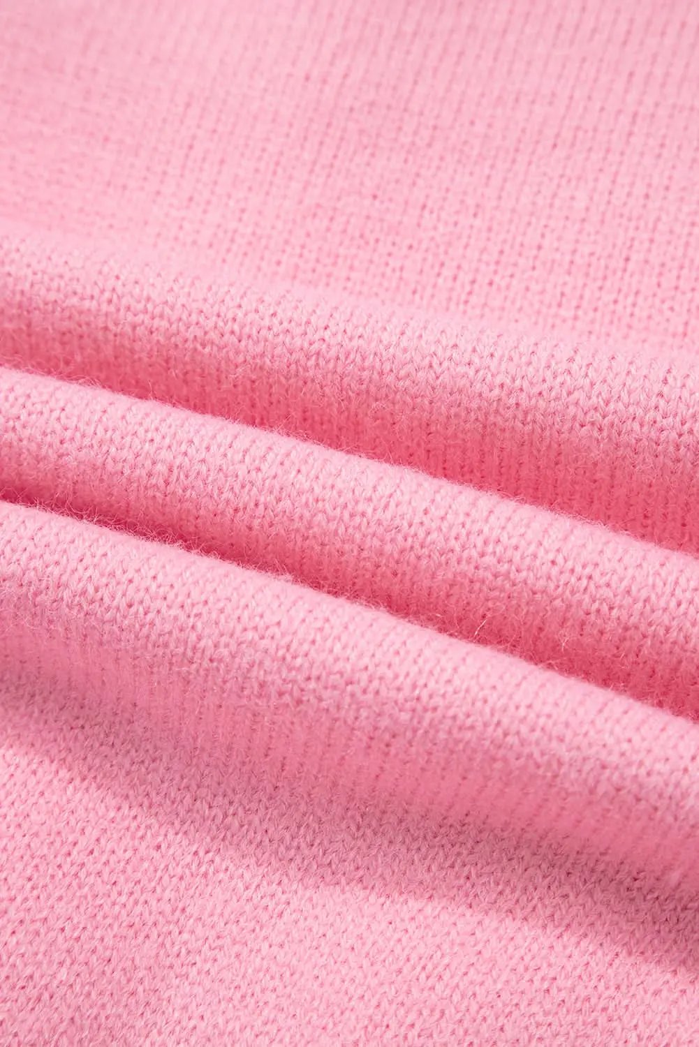 Sweaters Love Salve Chic pink floral button cardigan