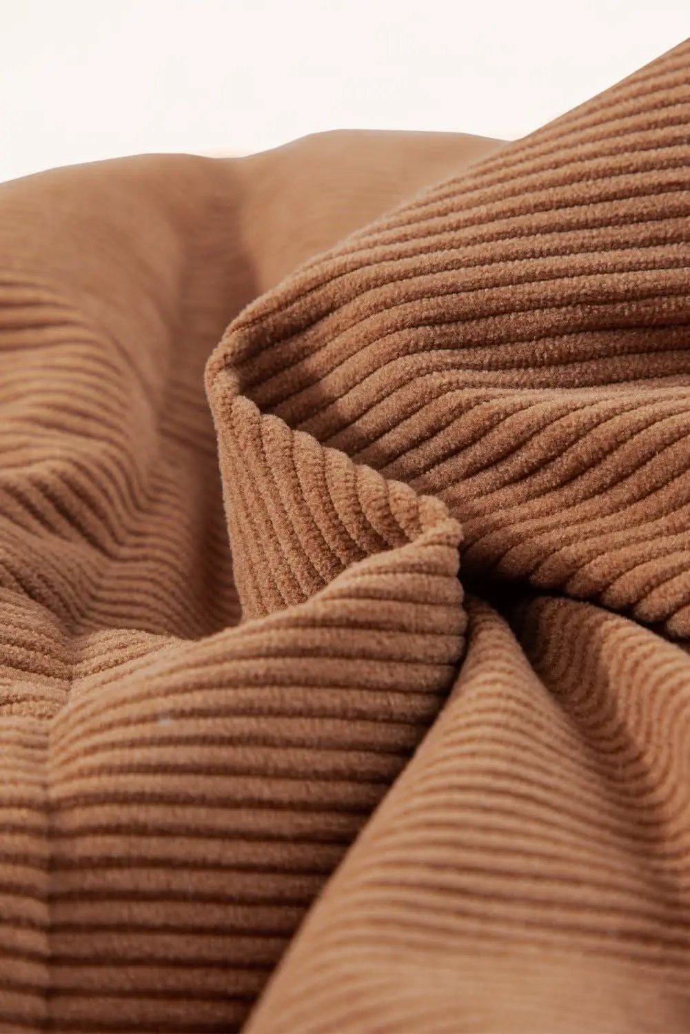 Outerwear/Vests Love Salve Cozy coffee corduroy vest