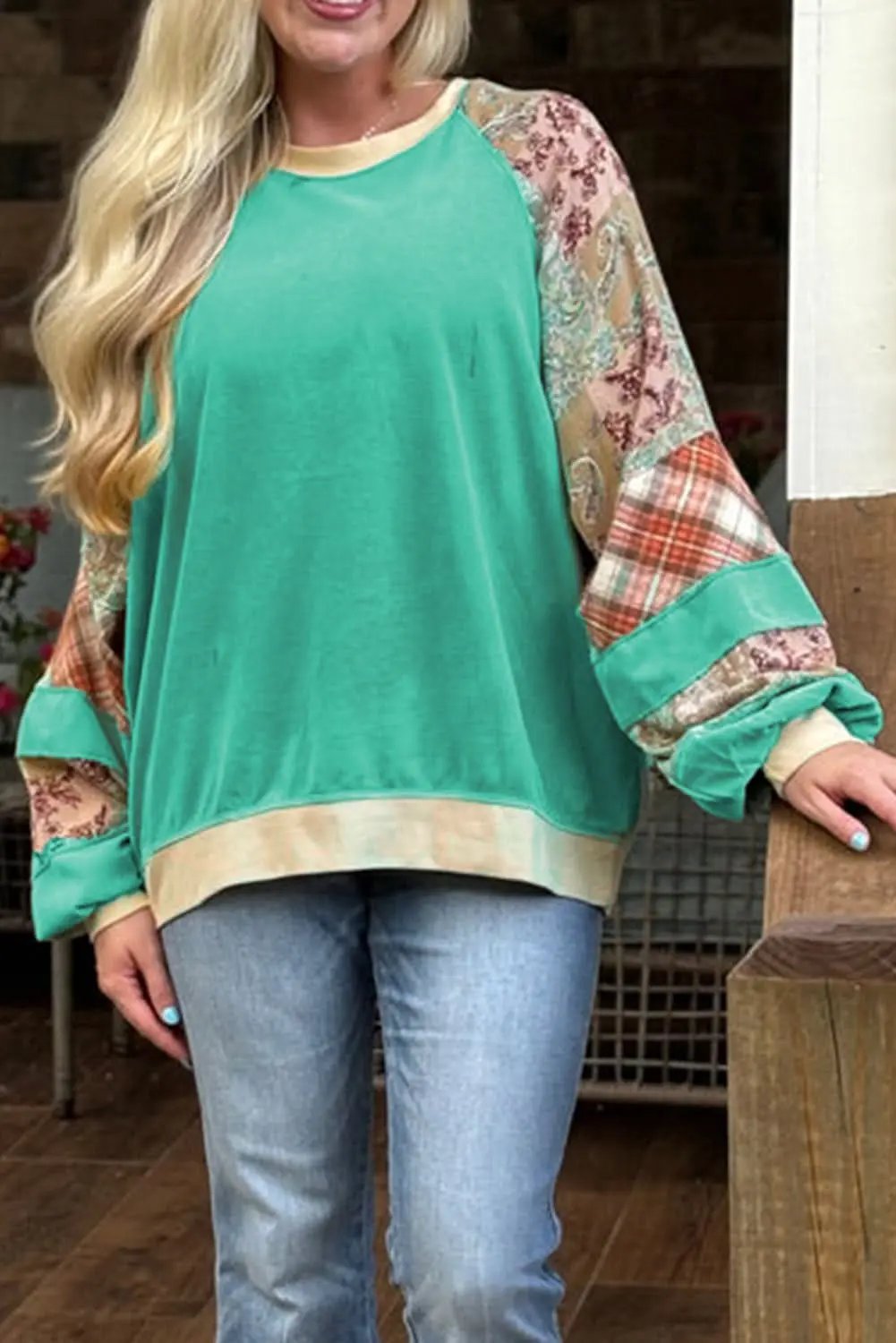 Women's Sweatshirt Sweatshirt - Soft & Comfy Daily Wear - Sky Blue Pullover