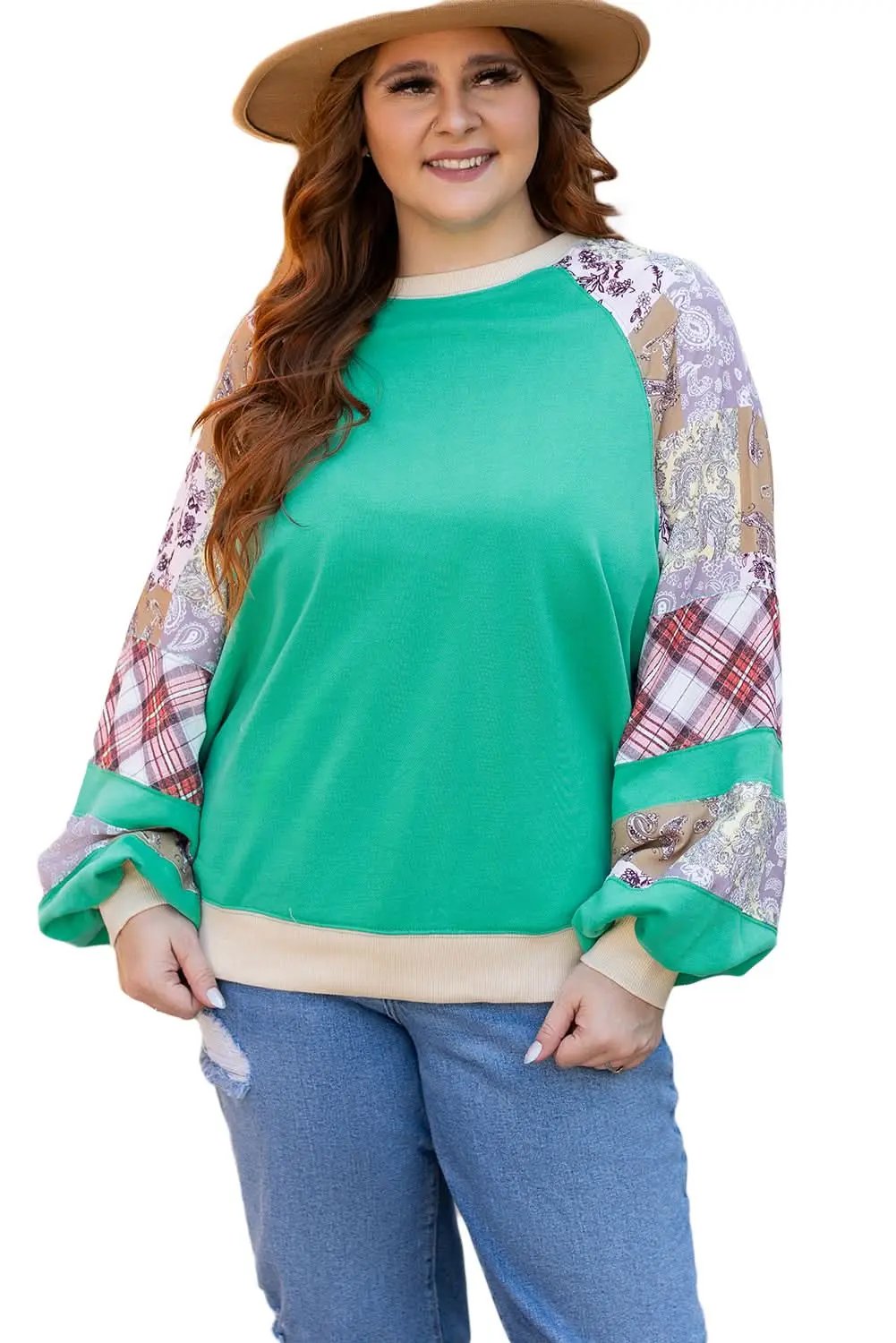 Women's Sweatshirt Sweatshirt - Soft & Comfy Daily Wear - Sky Blue Pullover