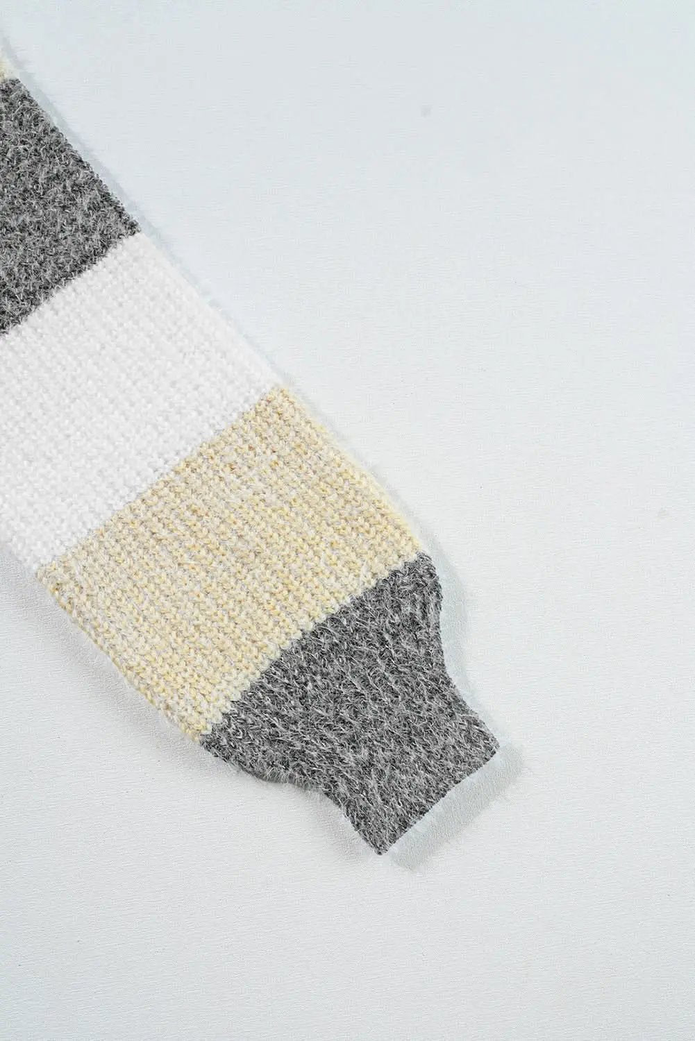 Sweater Dress Colorblock Bubble Sleeve | Love Salve