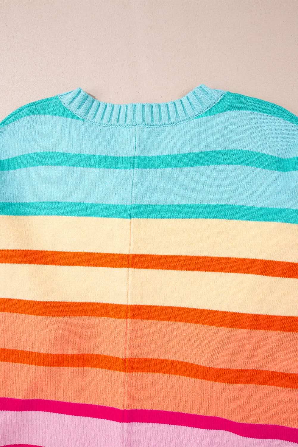 Sweaters Love Salve Loose-fit yellow striped sweater