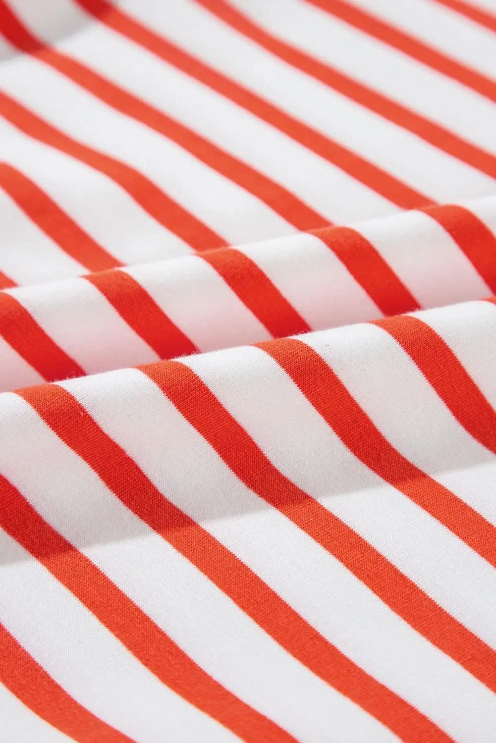 Sweatshirts & Hoodies Love Salve Chic orange stripe oversized sweatshirt