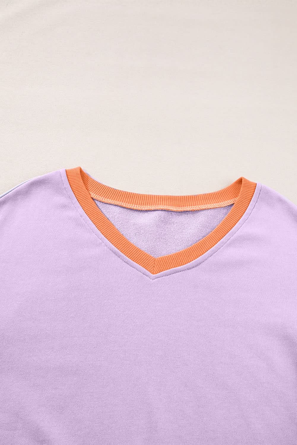 Sweaters Love Salve Orchid bouquet v-neck sweatshirt