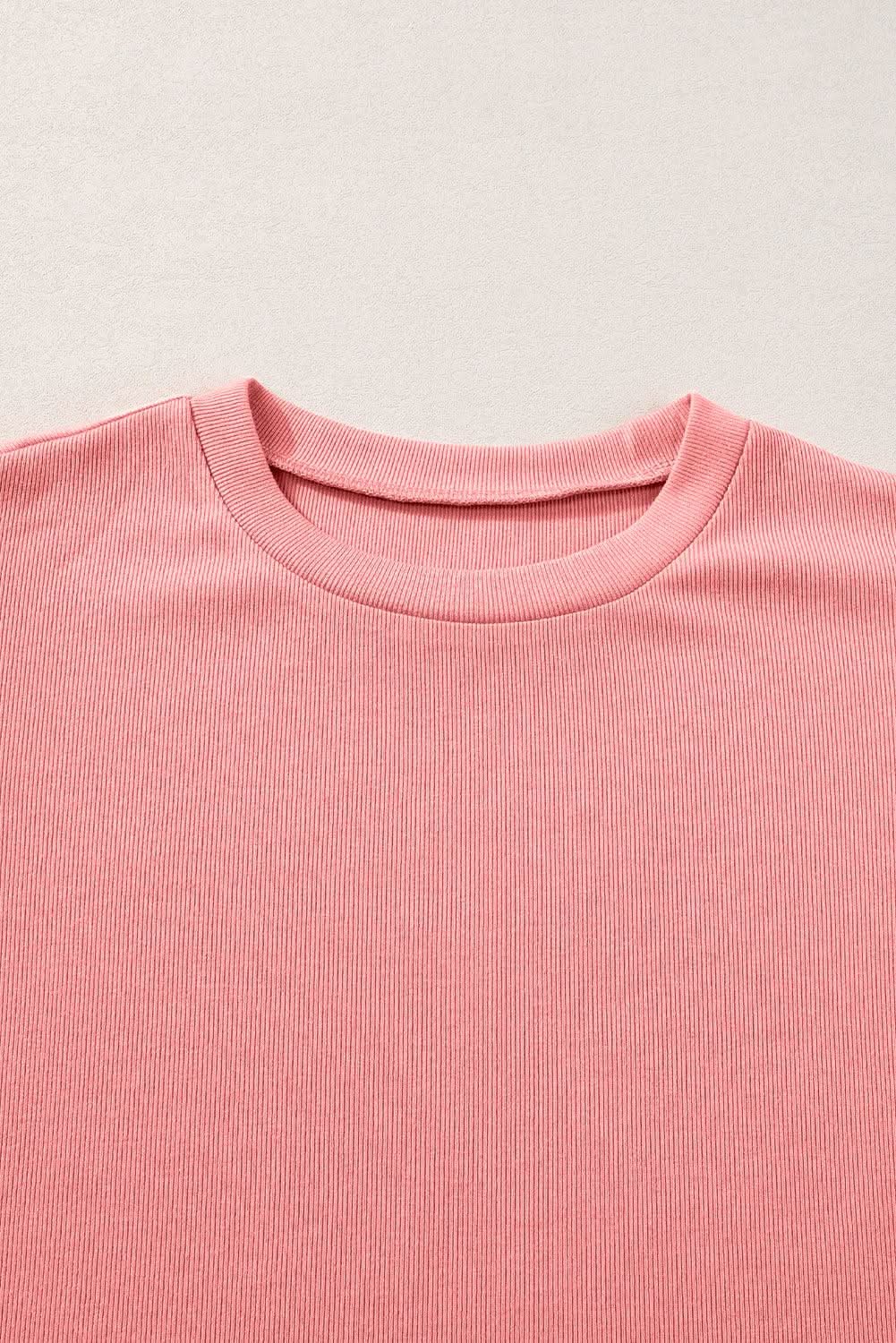 Accessories Love Salve Peach blossom floral top with ricrac