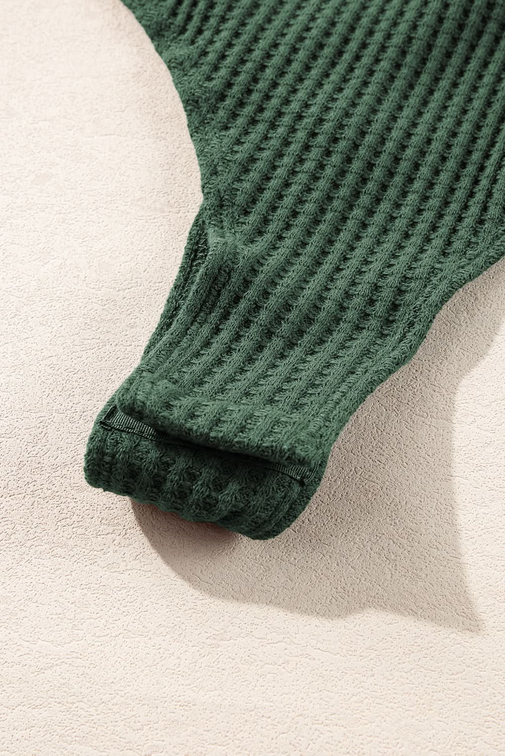 Sweaters Love Salve Ribbed Bodysuit Women's Chic Blackish Green Casual Elegant Wear