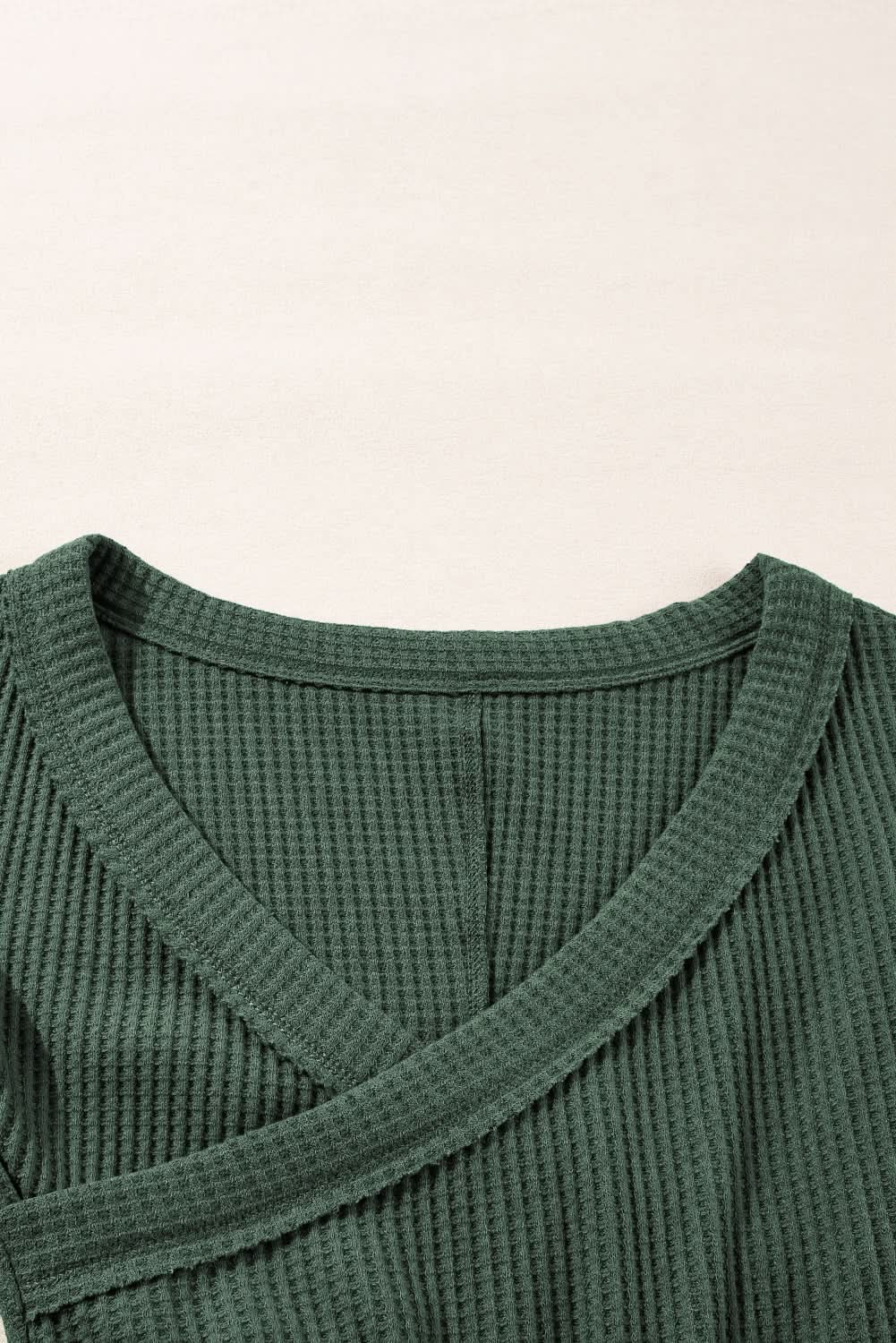 Sweaters Love Salve Ribbed Bodysuit Women's Chic Blackish Green Casual Elegant Wear