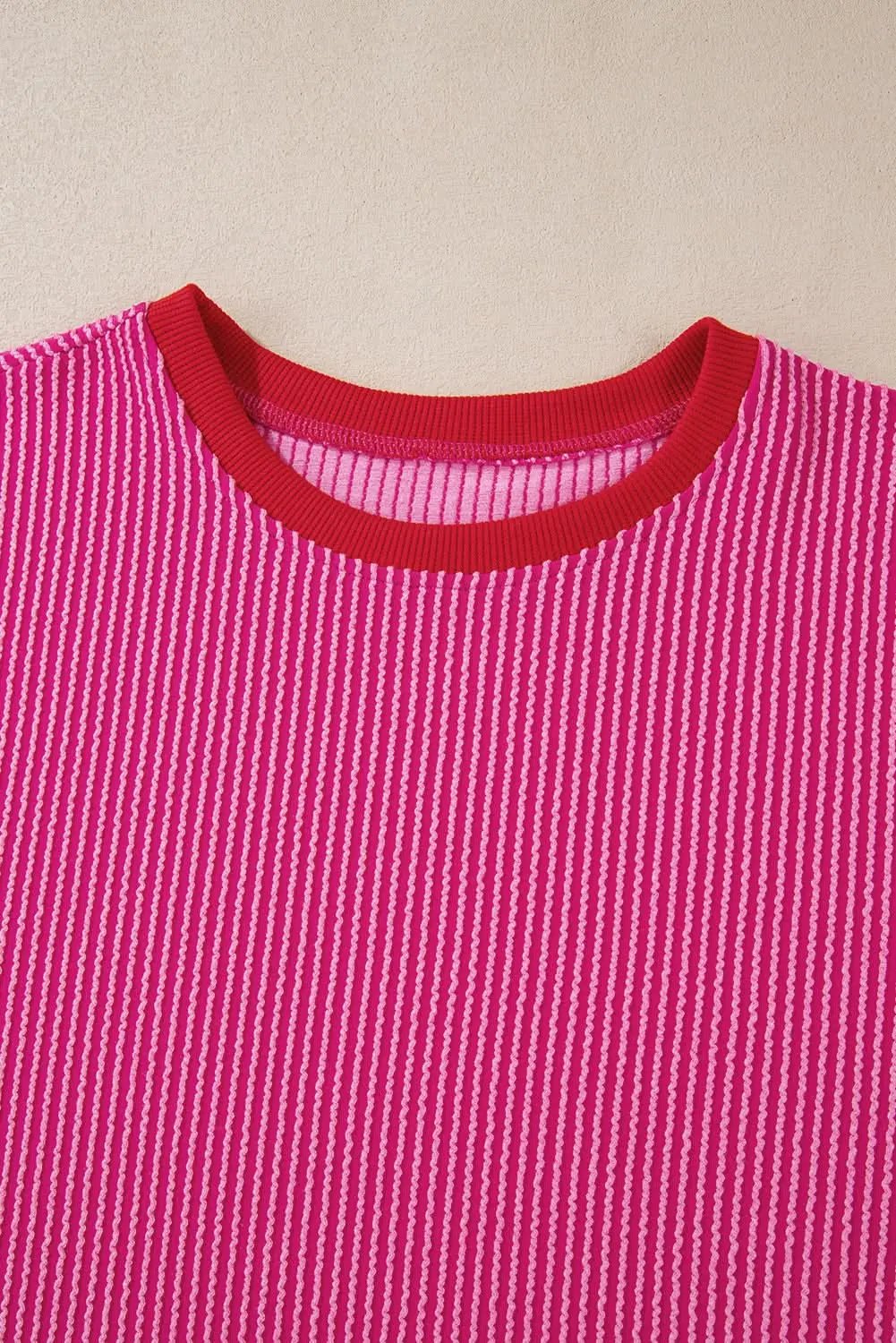 Tops/Long Sleeve Tops Love Salve Bright pink drop shoulder top