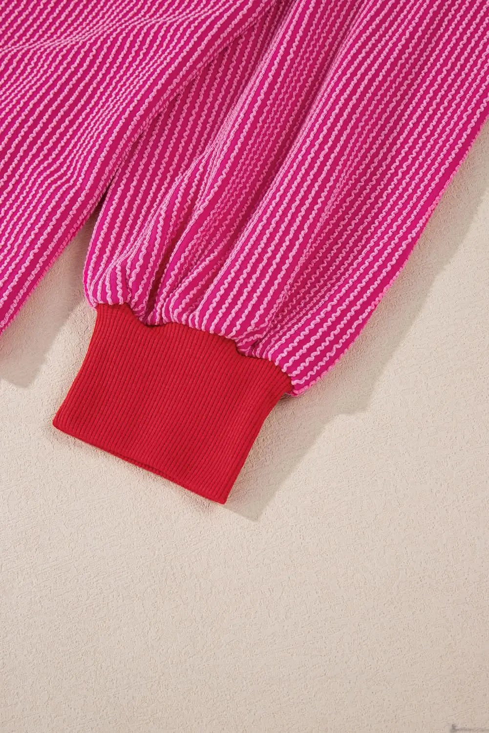 Tops/Long Sleeve Tops Love Salve Bright pink drop shoulder top