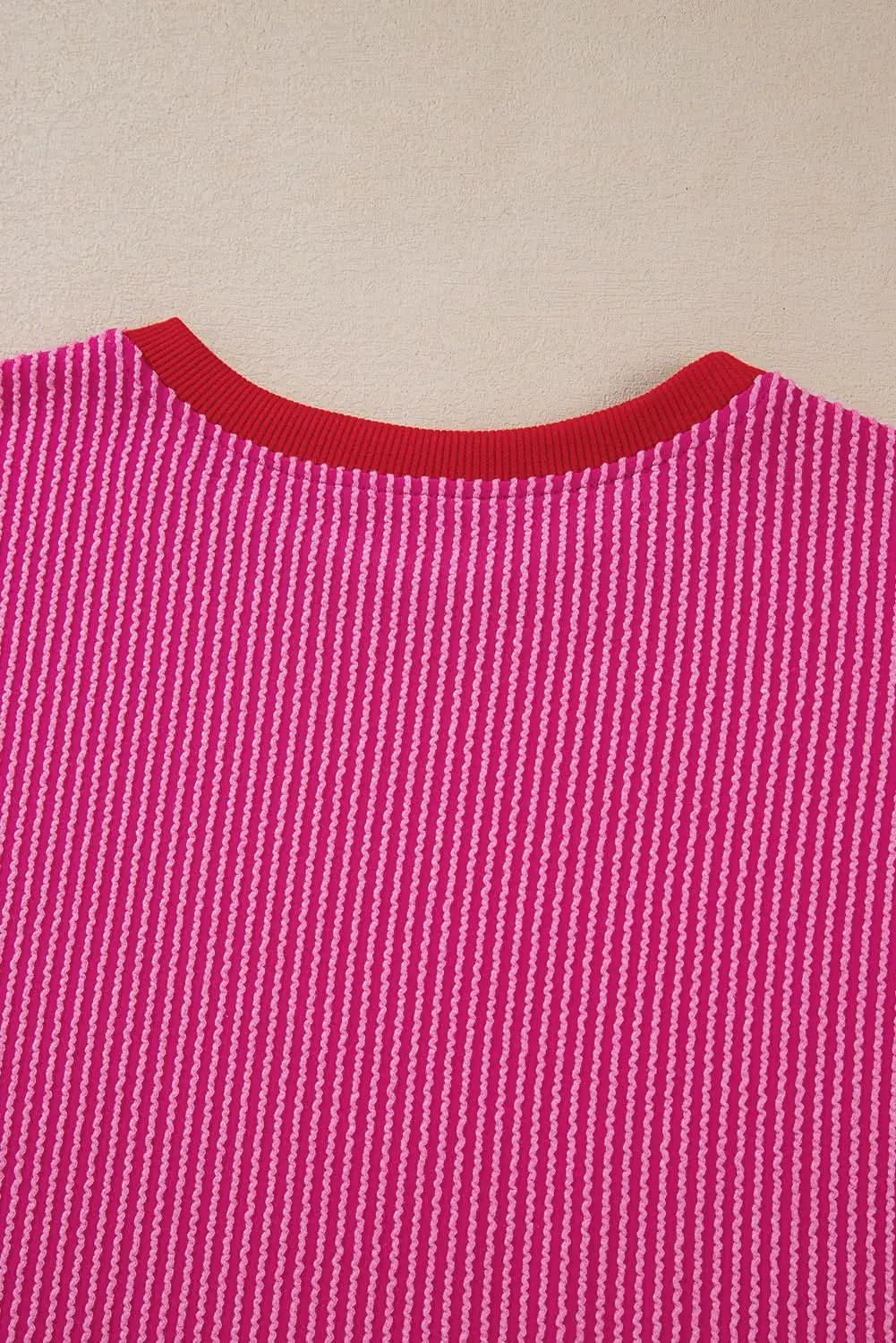 Tops/Long Sleeve Tops Love Salve Bright pink drop shoulder top