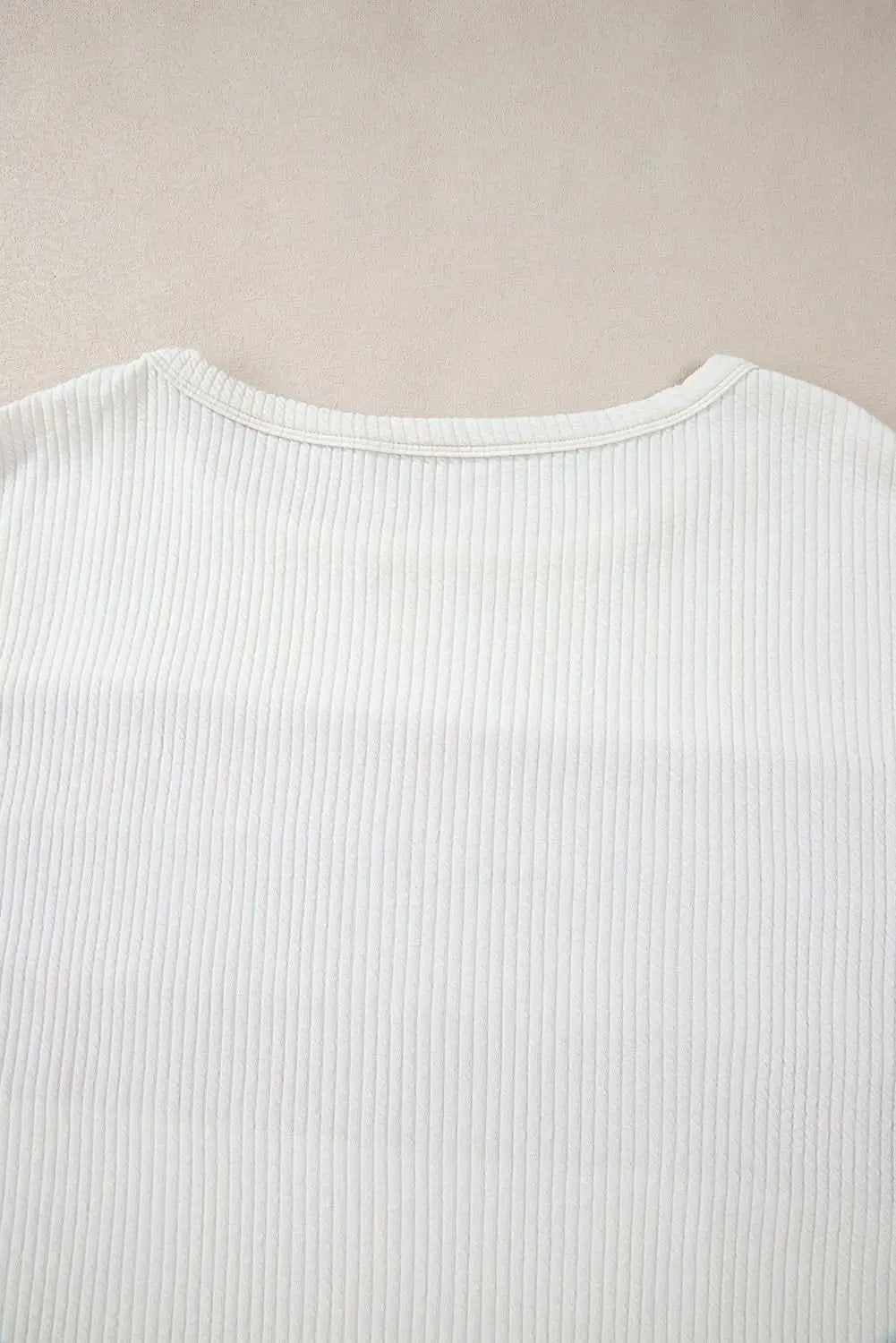 Sweaters Love Salve White Knit Top Women's Casual Drop Sleeve Trendy Fashion Top