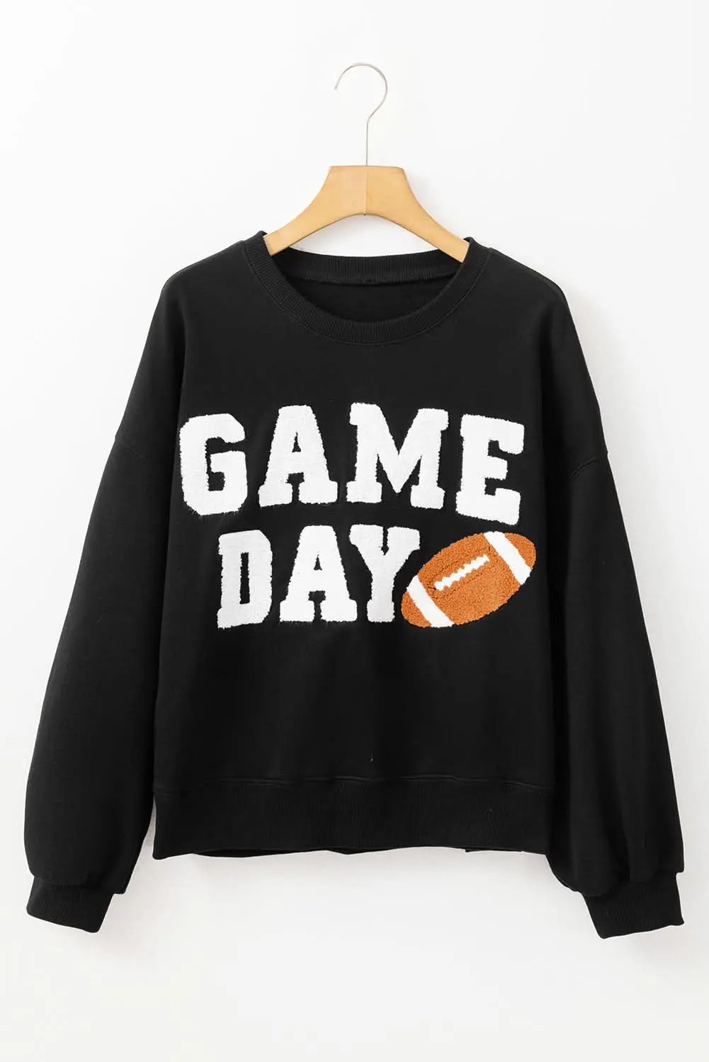 Sweaters Love Salve Black game day varsity sweatshirt