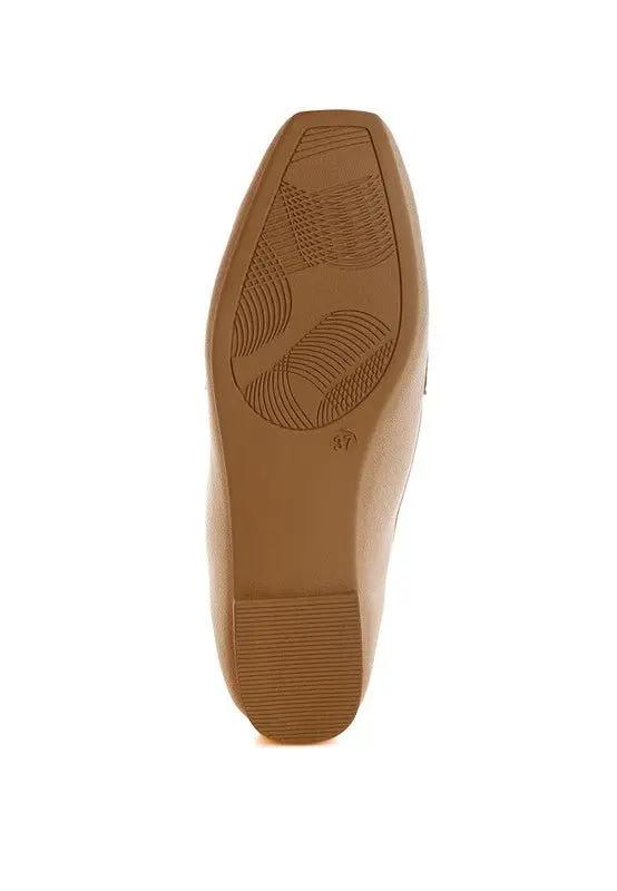 Shoes Rag Company Lumina Penny Strap Studded Loafers - Elegant Style Footwear