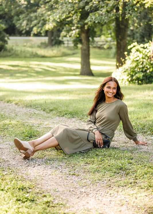 Luna Tiered Midi Dress