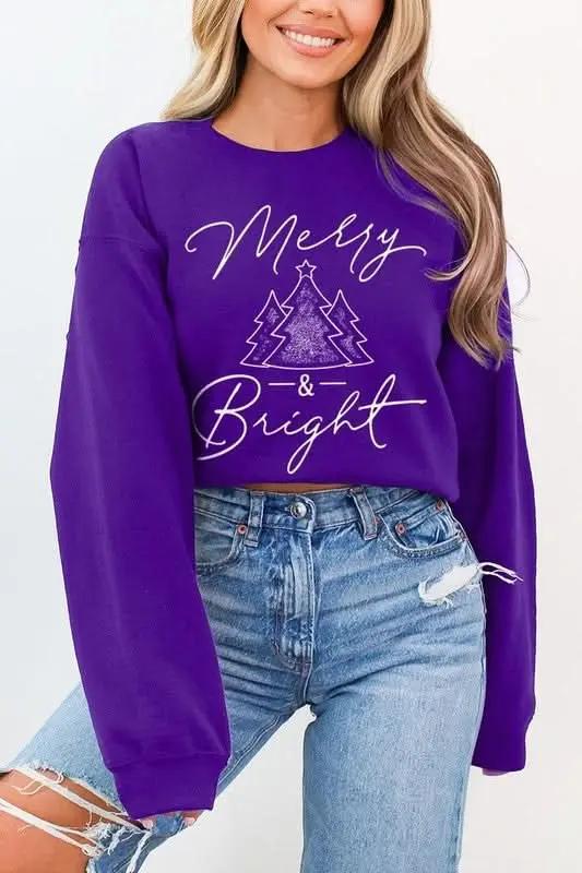 Color Bear Women's Fleece Sweatshirt Graphic Pullover