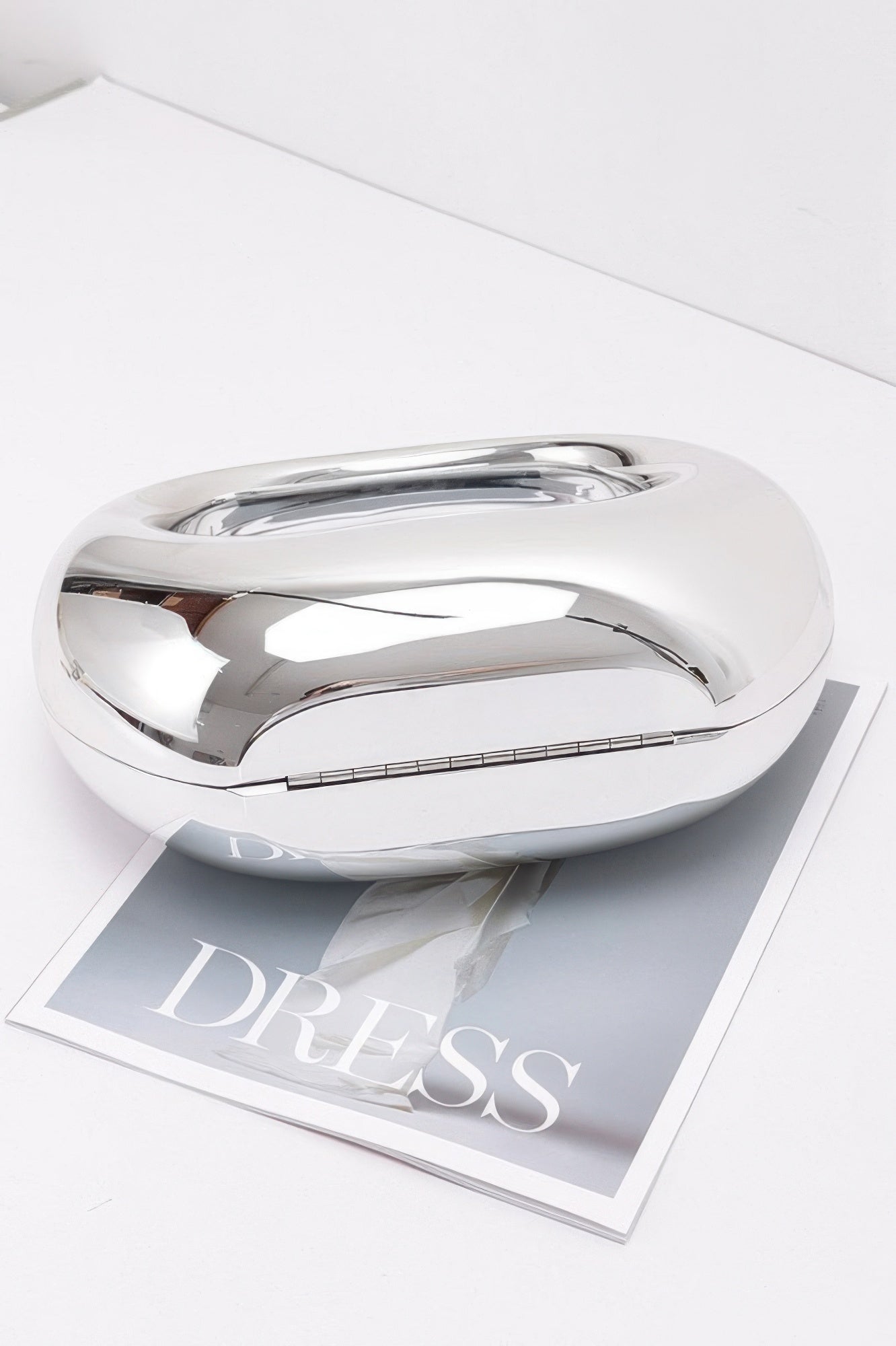 Metallic Acrylic Clutch