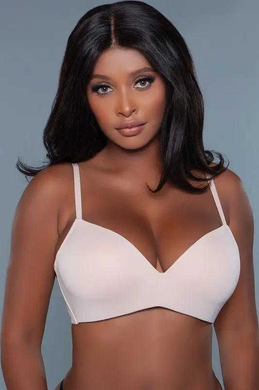 T-Shirts Premium BE WICKED Miss Me Nude Wireless Seamless T-Shirt Bra, 34A - Comfort Fit