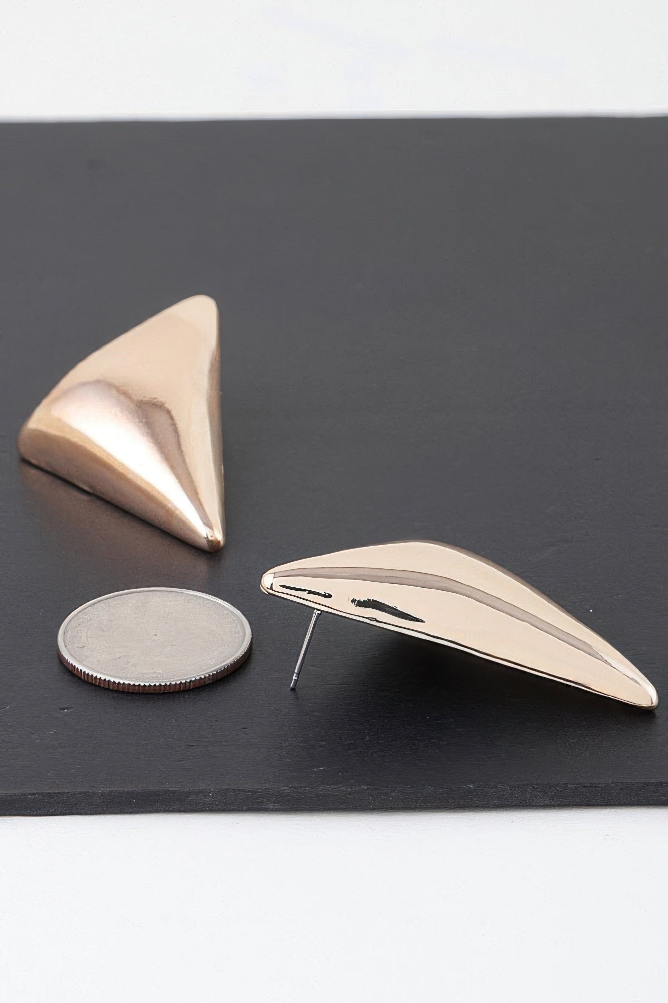 Modern Triangular Stud Earrings