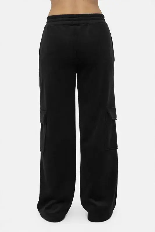 Women's Corduroy Cargo Pants Corduroy Cargo Pants - Elastic Waist, Comfy - Casual