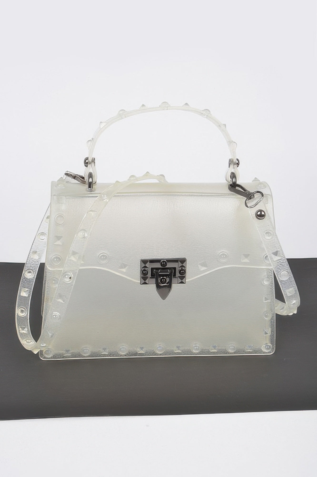 Monotone Studded Clutch