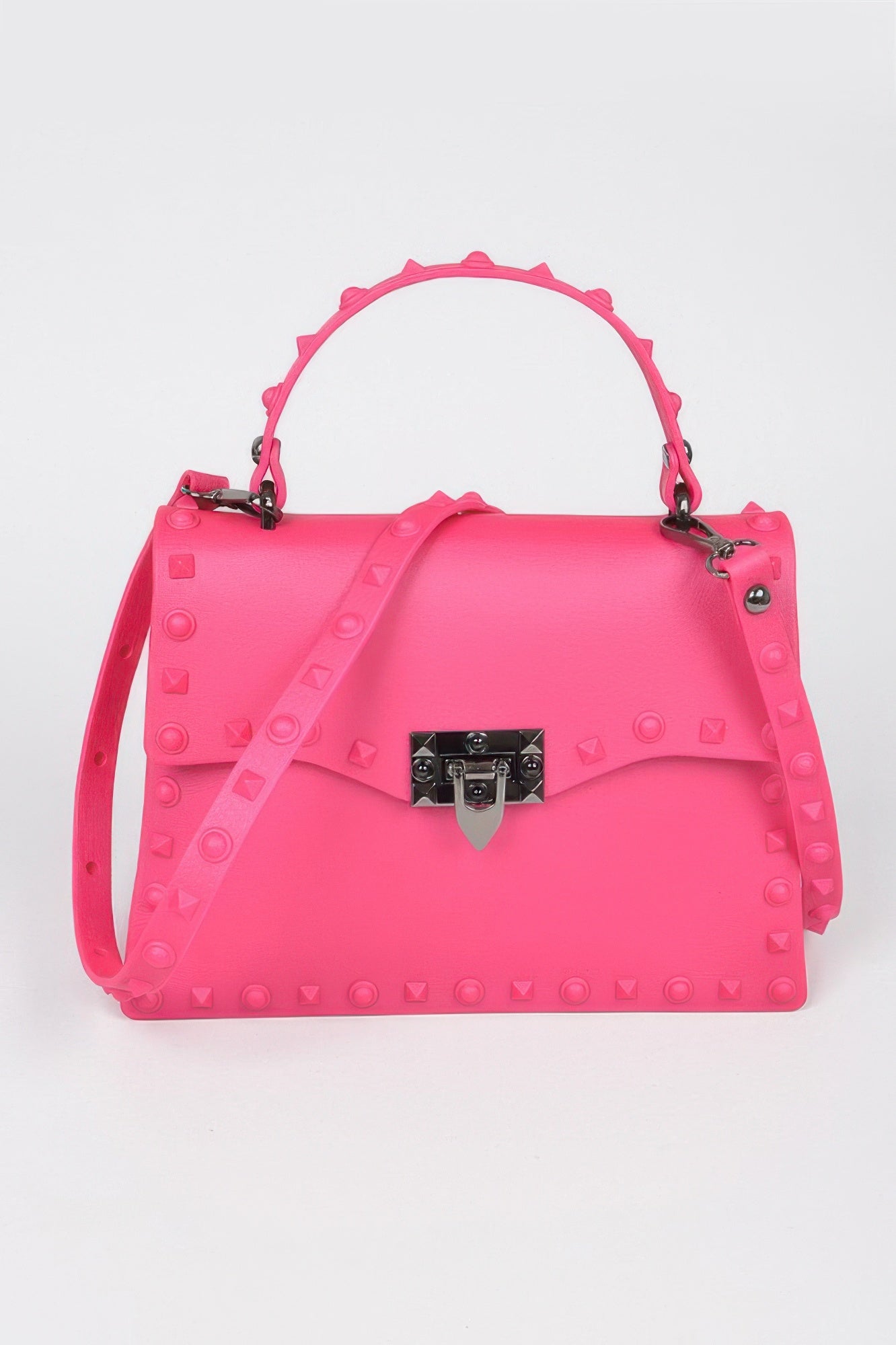 Monotone Studded Clutch