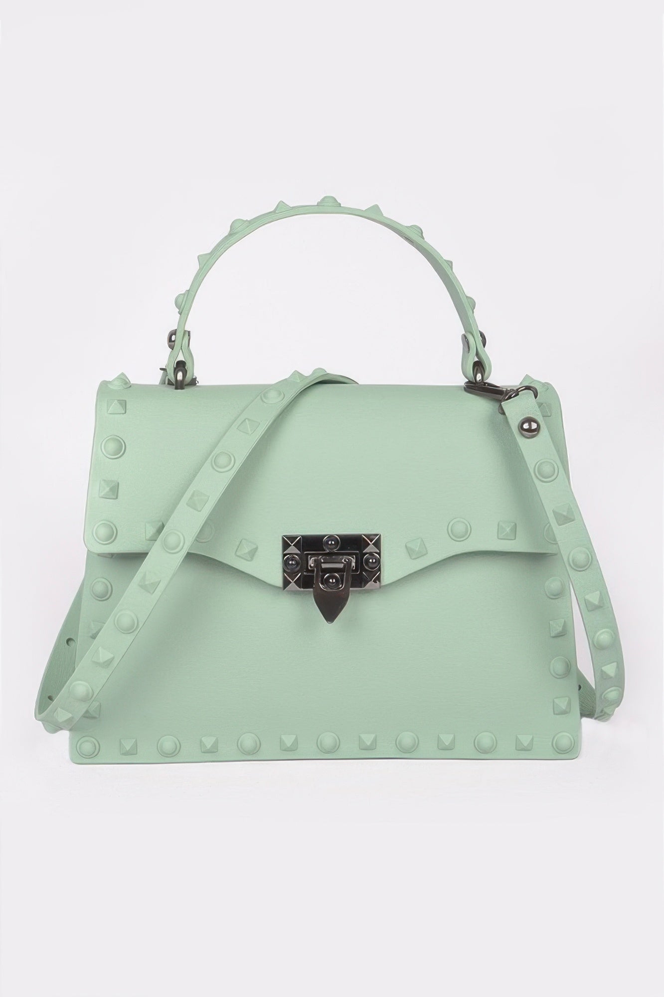 Monotone Studded Clutch