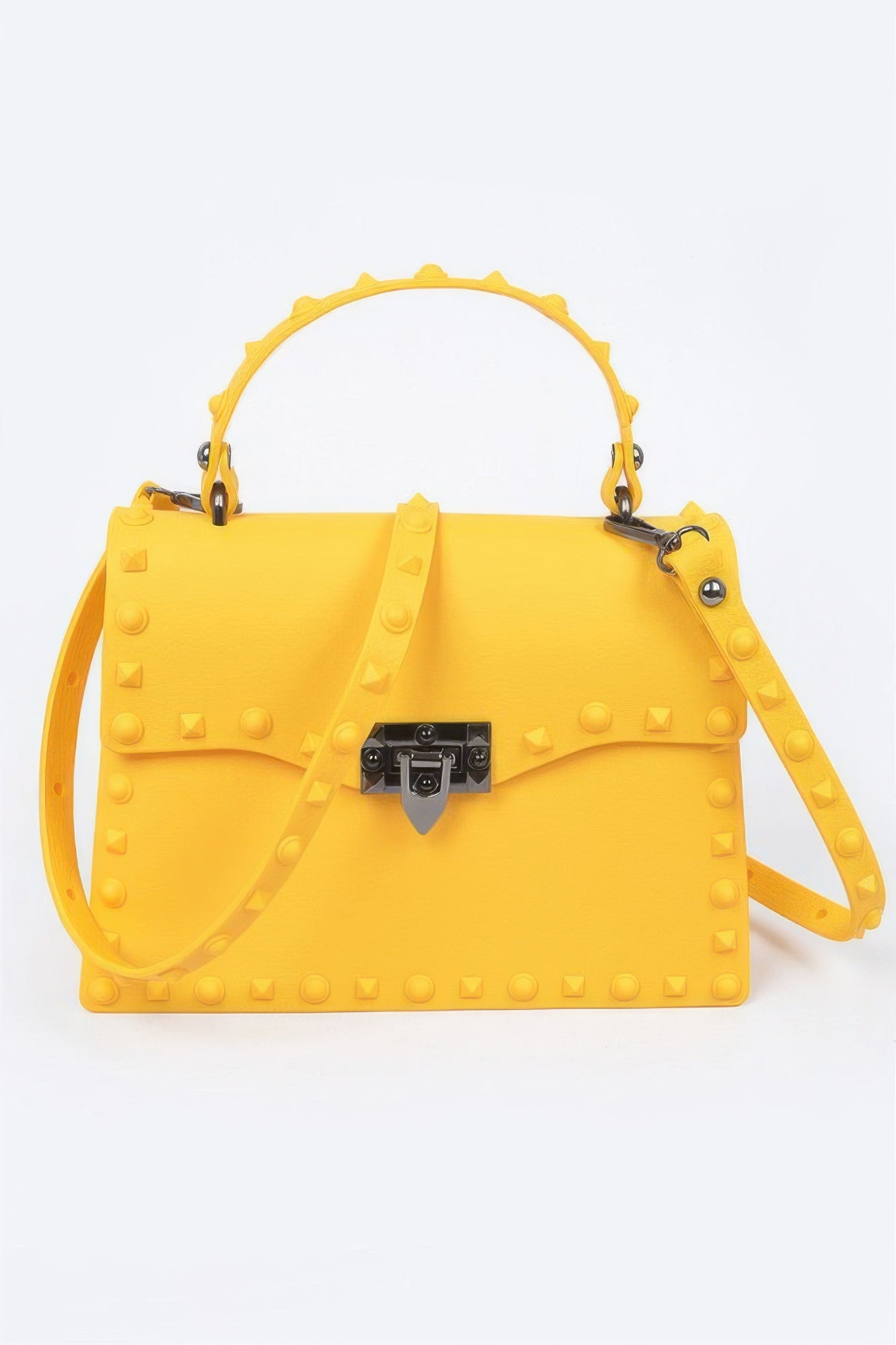 Monotone Studded Clutch