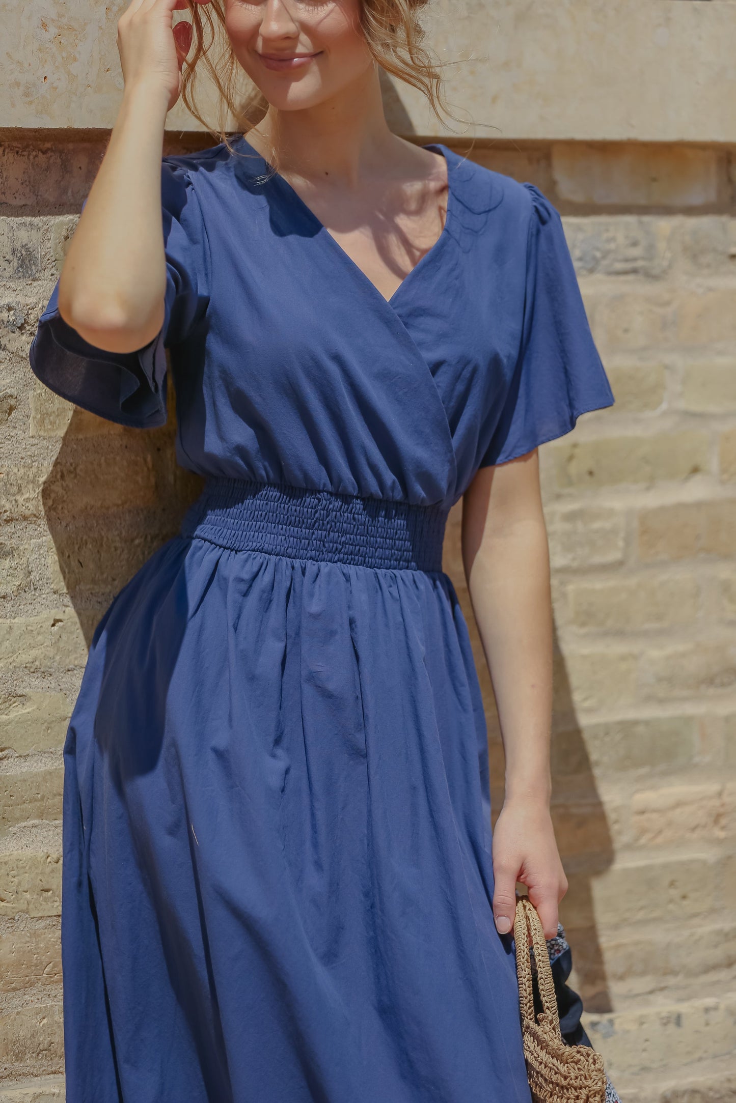 Montie Flutter Sleeve Maxi Dress