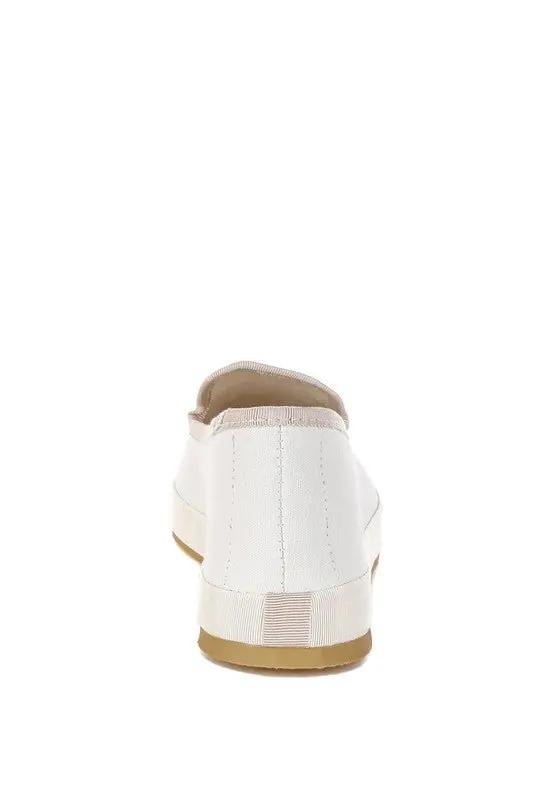 Shoes Rag Company Moshka Canvas Slip-On Loafers - Round Toe, Everyday Style, Comfort Fit