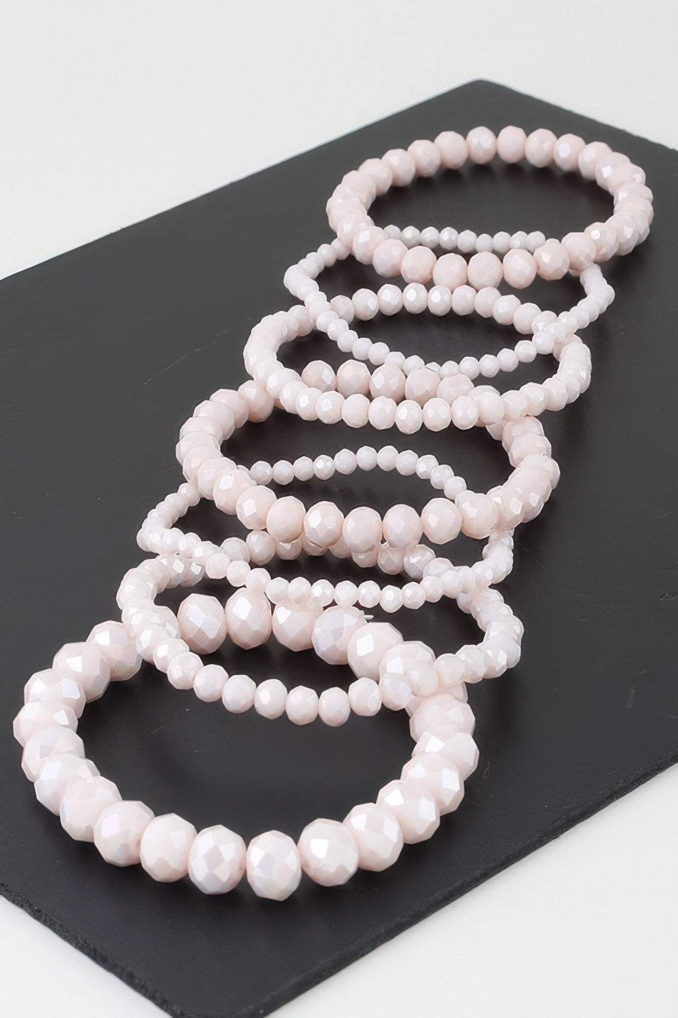 Multi Crystal Beaded Bracelet