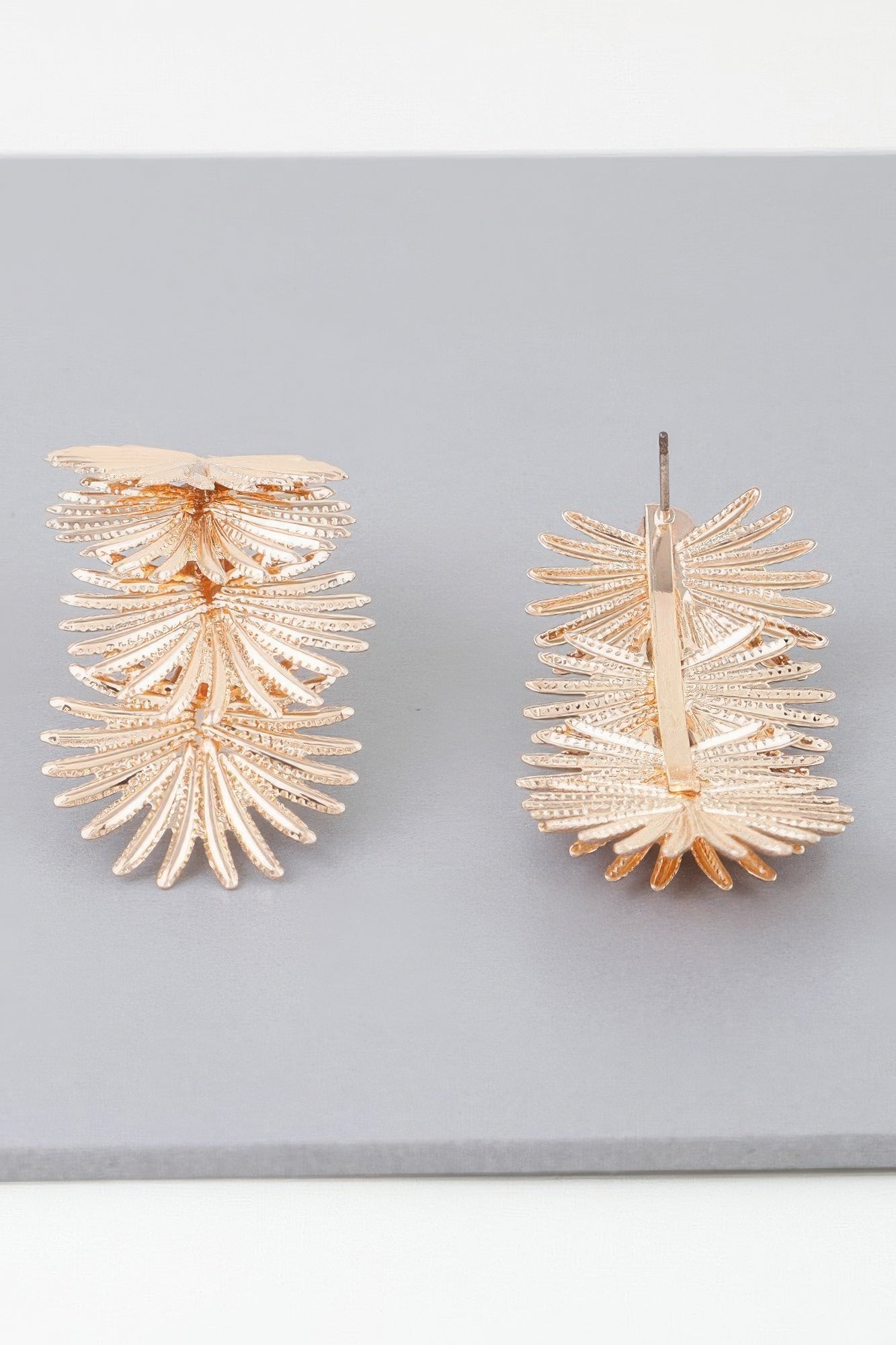 Multi Flare Leaf Drop Earrings