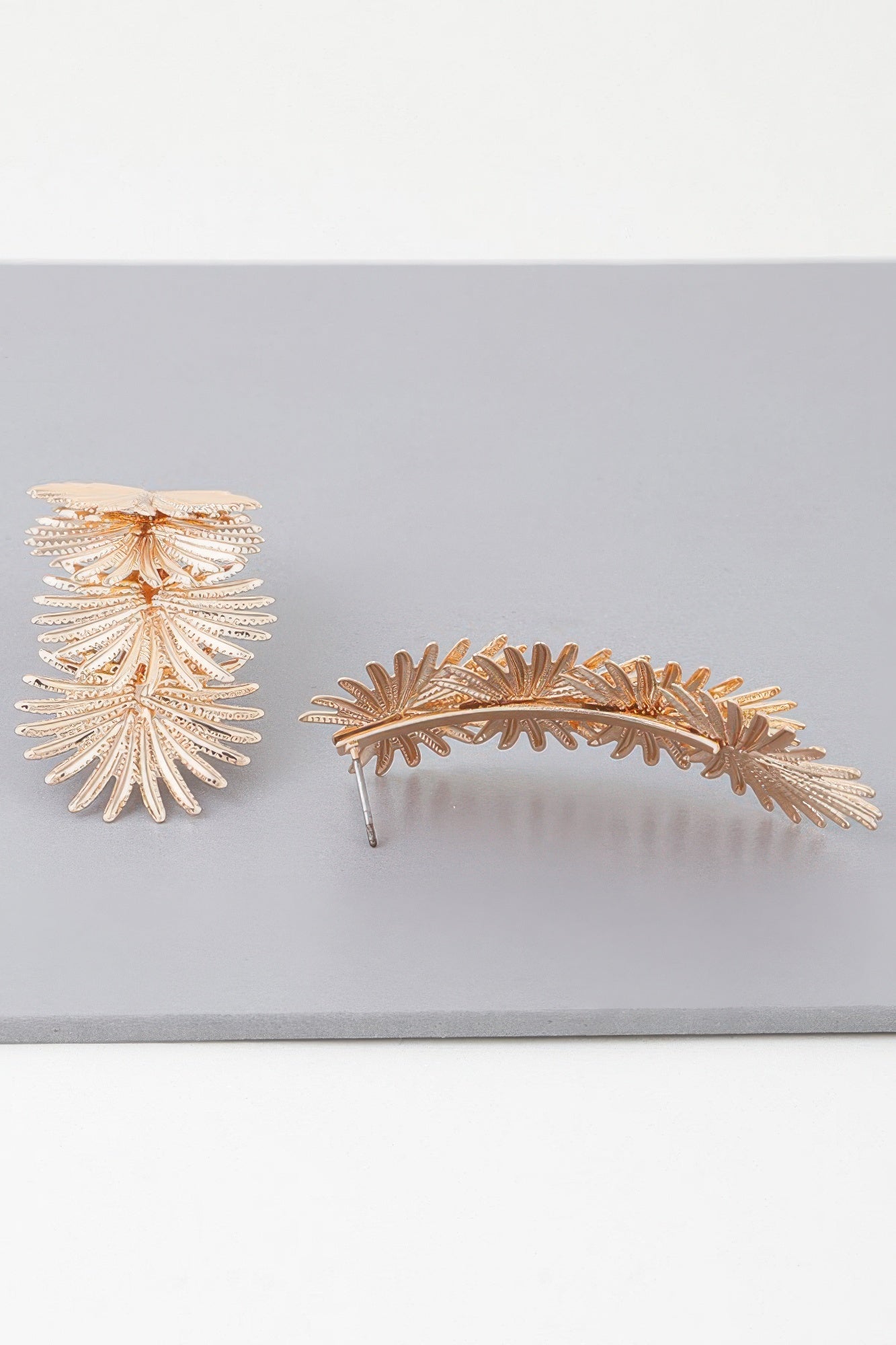 Multi Flare Leaf Drop Earrings