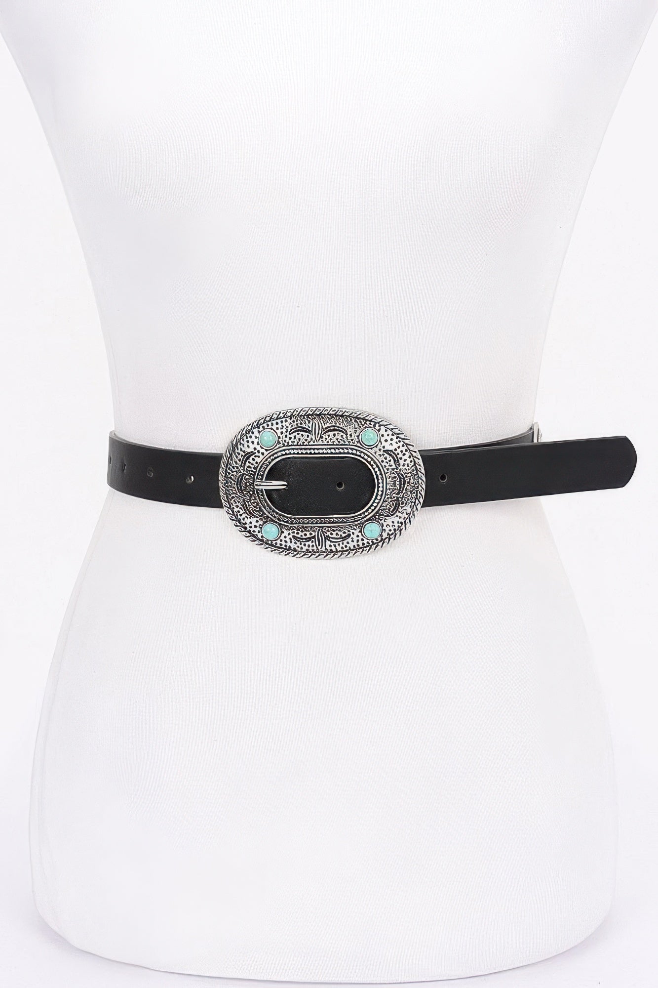 Multi Metal Vintage Pu Belt