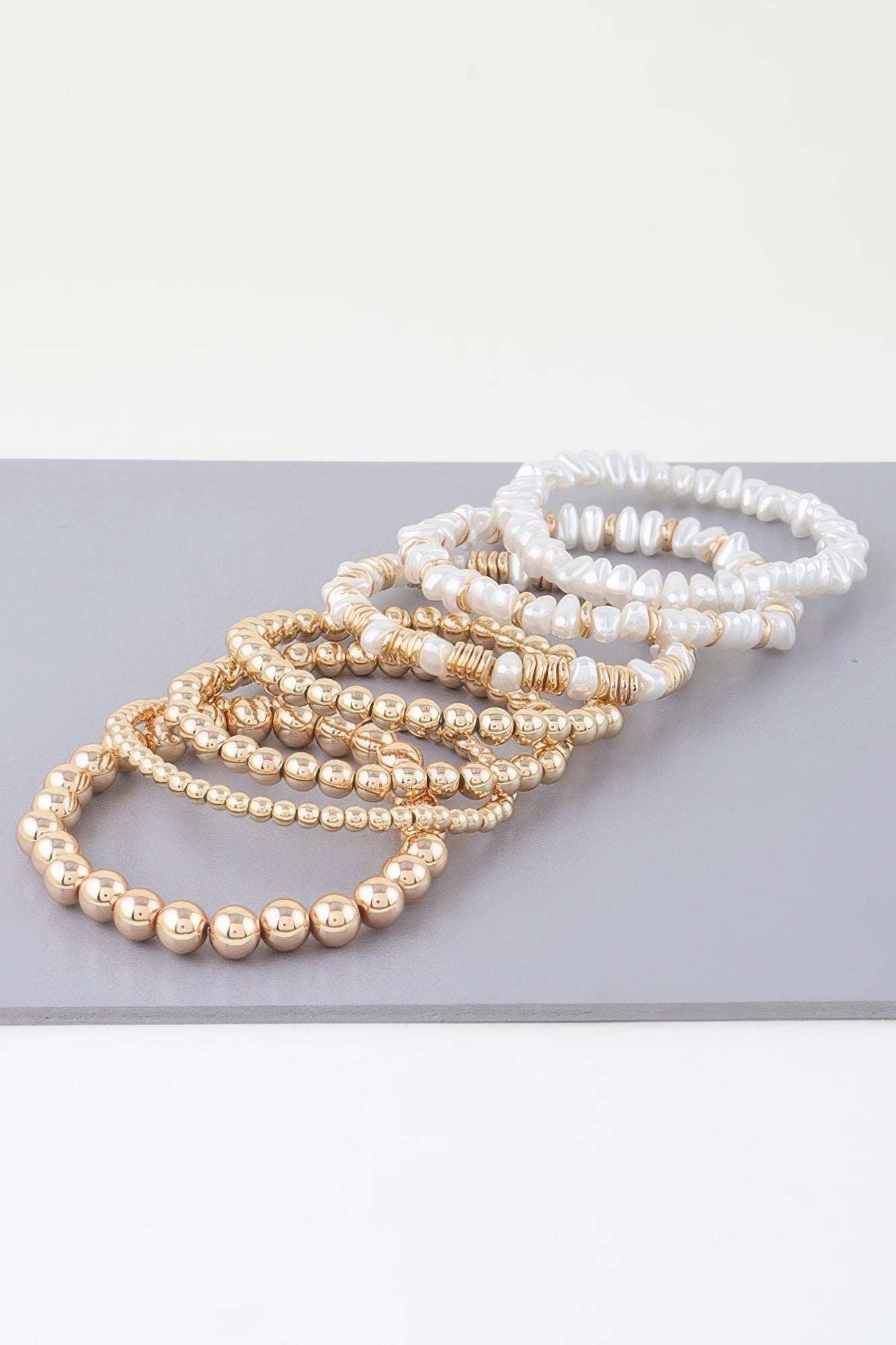 Multi Pearl Beaded Bracelet