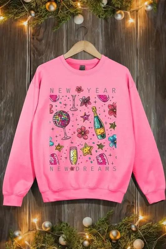 Color Bear Graphic Fleece Sweatshirt Unisex Pullover