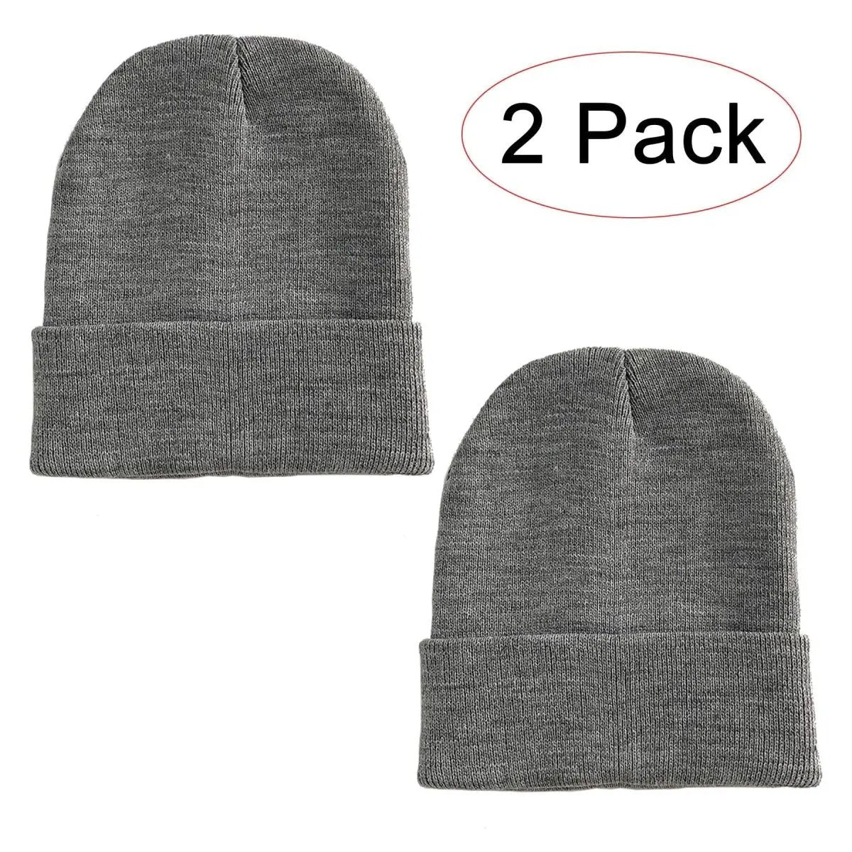 Knit Beanie - Warm Winter Headwear - Unisex & Stylish