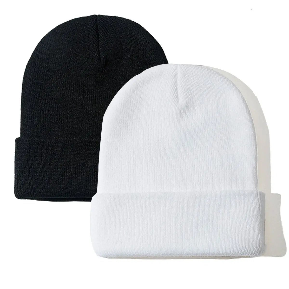Knit Beanie - Warm Winter Headwear - Unisex & Stylish