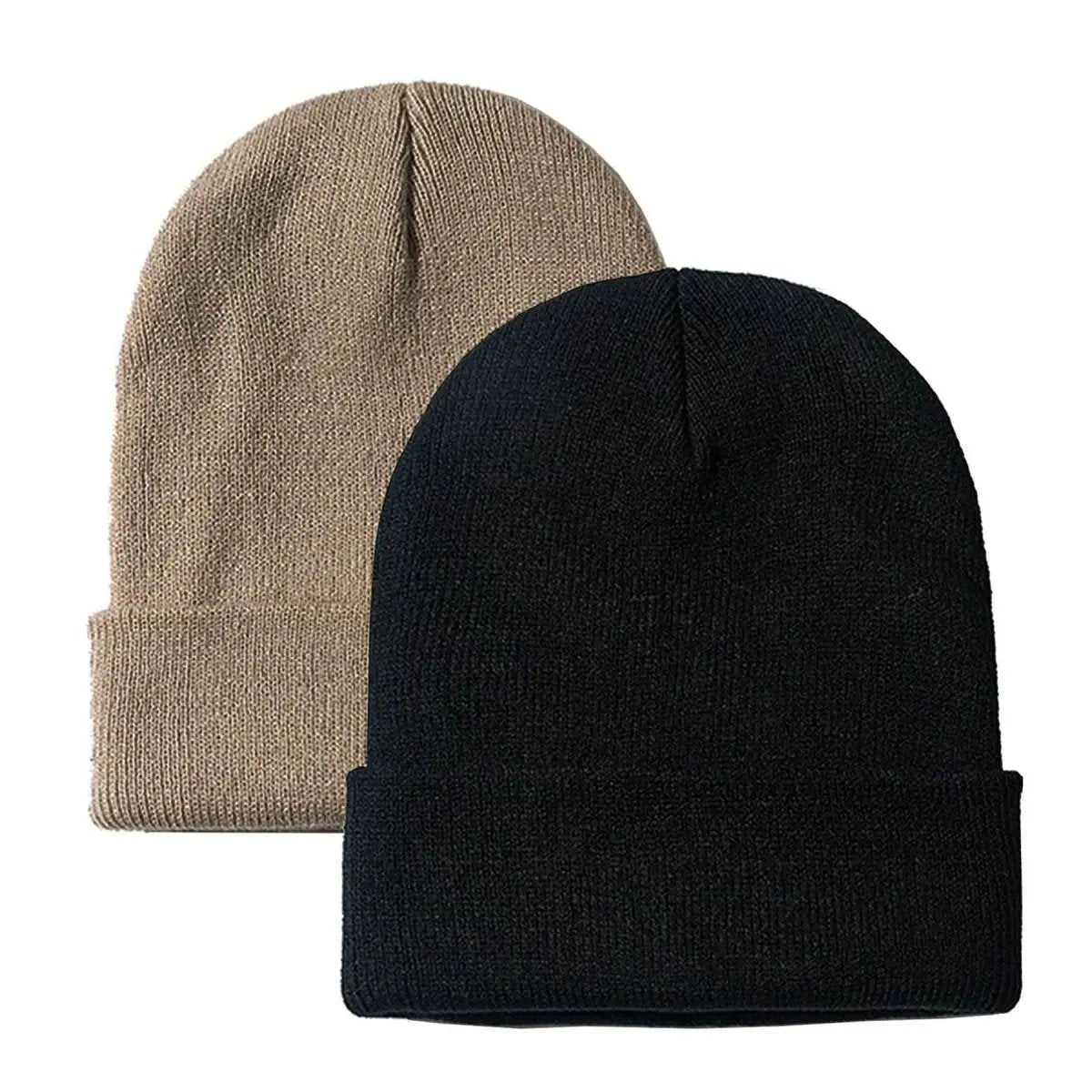 Knit Beanie - Warm Winter Headwear - Unisex & Stylish