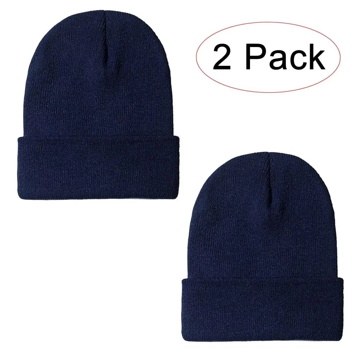 Knit Beanie - Warm Winter Headwear - Unisex & Stylish