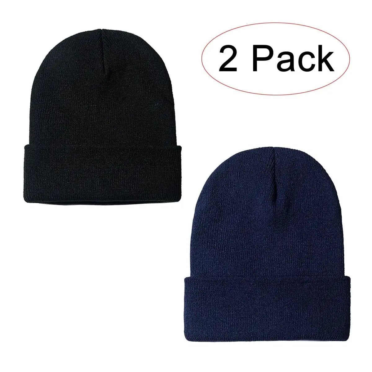Knit Beanie - Warm Winter Headwear - Unisex & Stylish