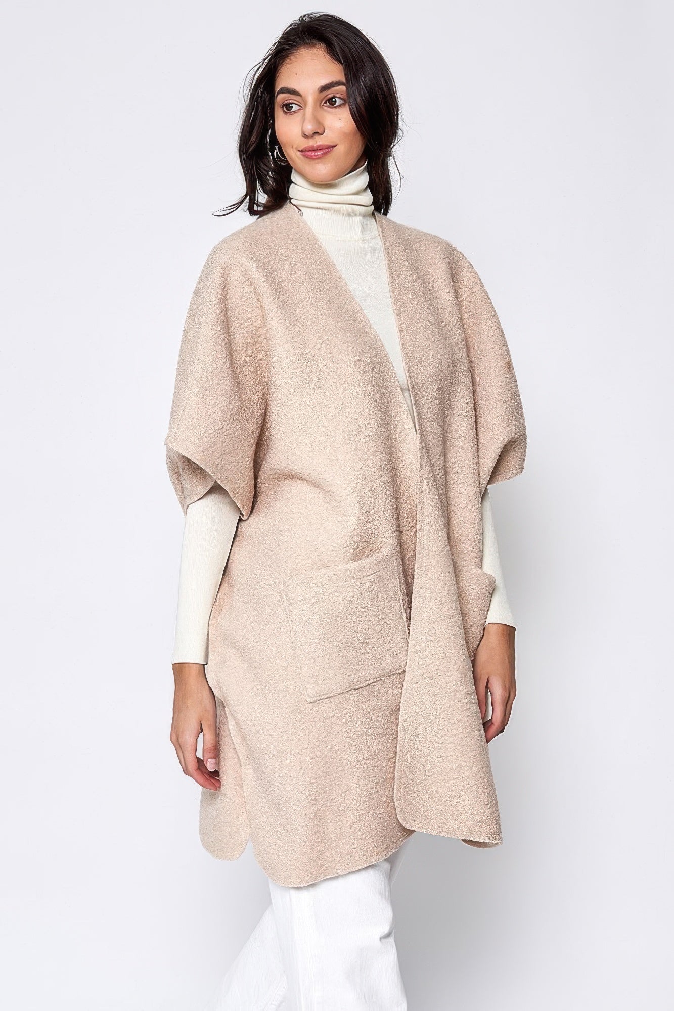 Open Front Pocket Kimono