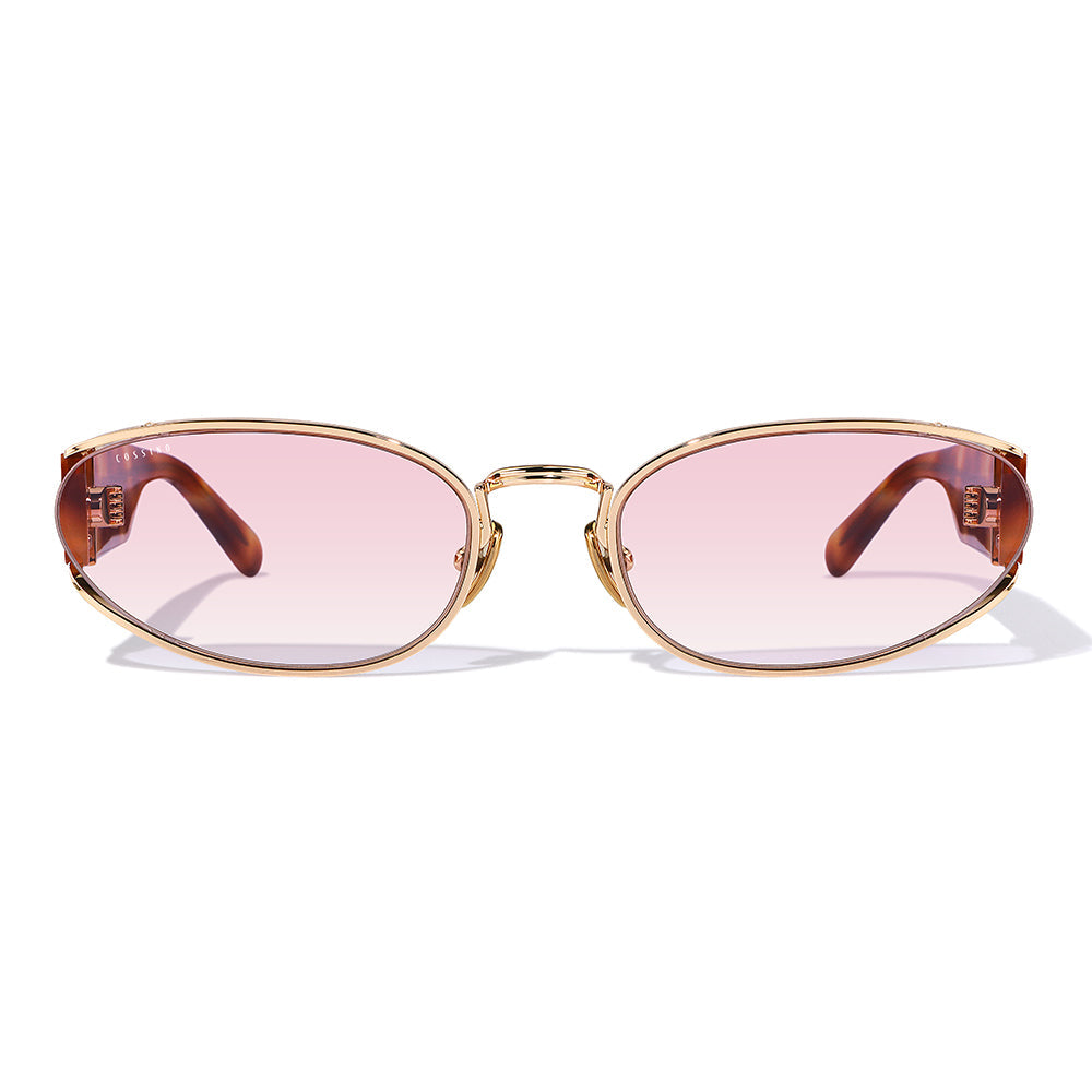 Bisou 60mm Oval Sunglasses | Pink Havana