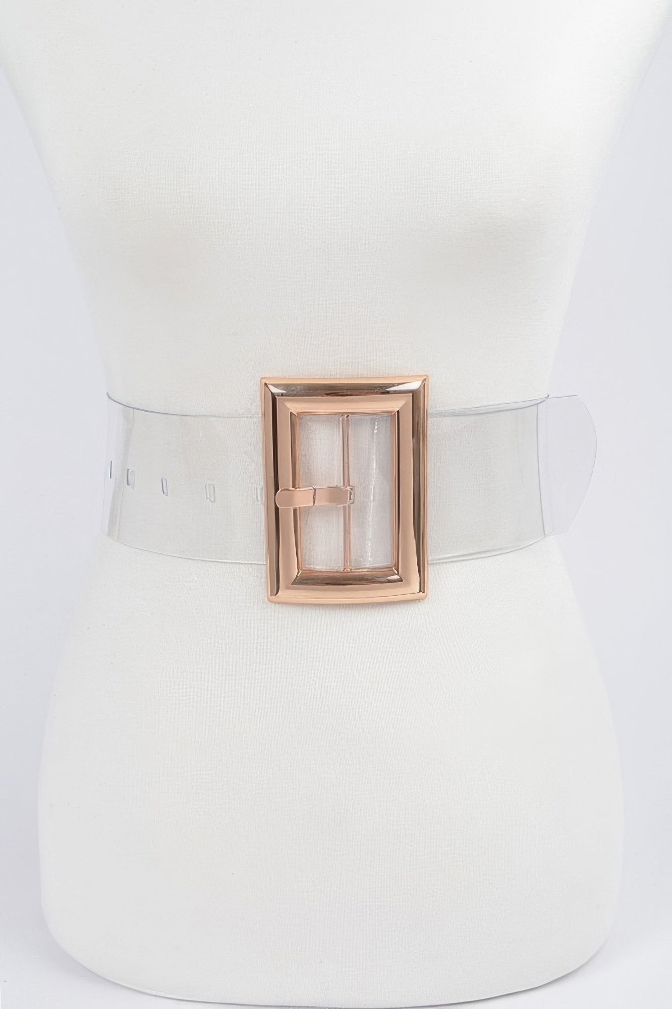 Oversized Transparent Pvc Belt