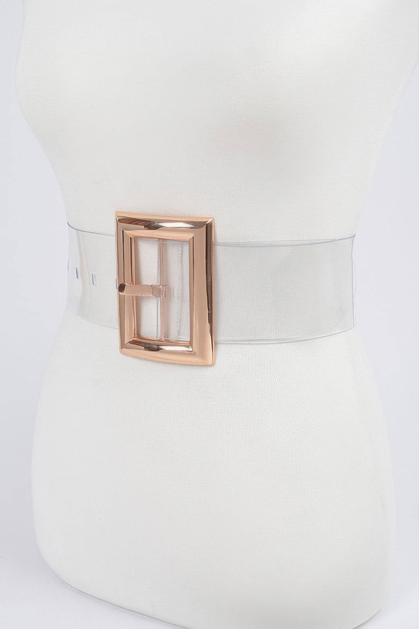 Oversized Transparent Pvc Belt