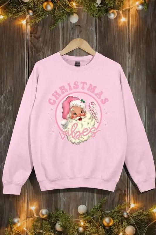 Color Bear Pink Graphic Sweatshirt Women's Fleece