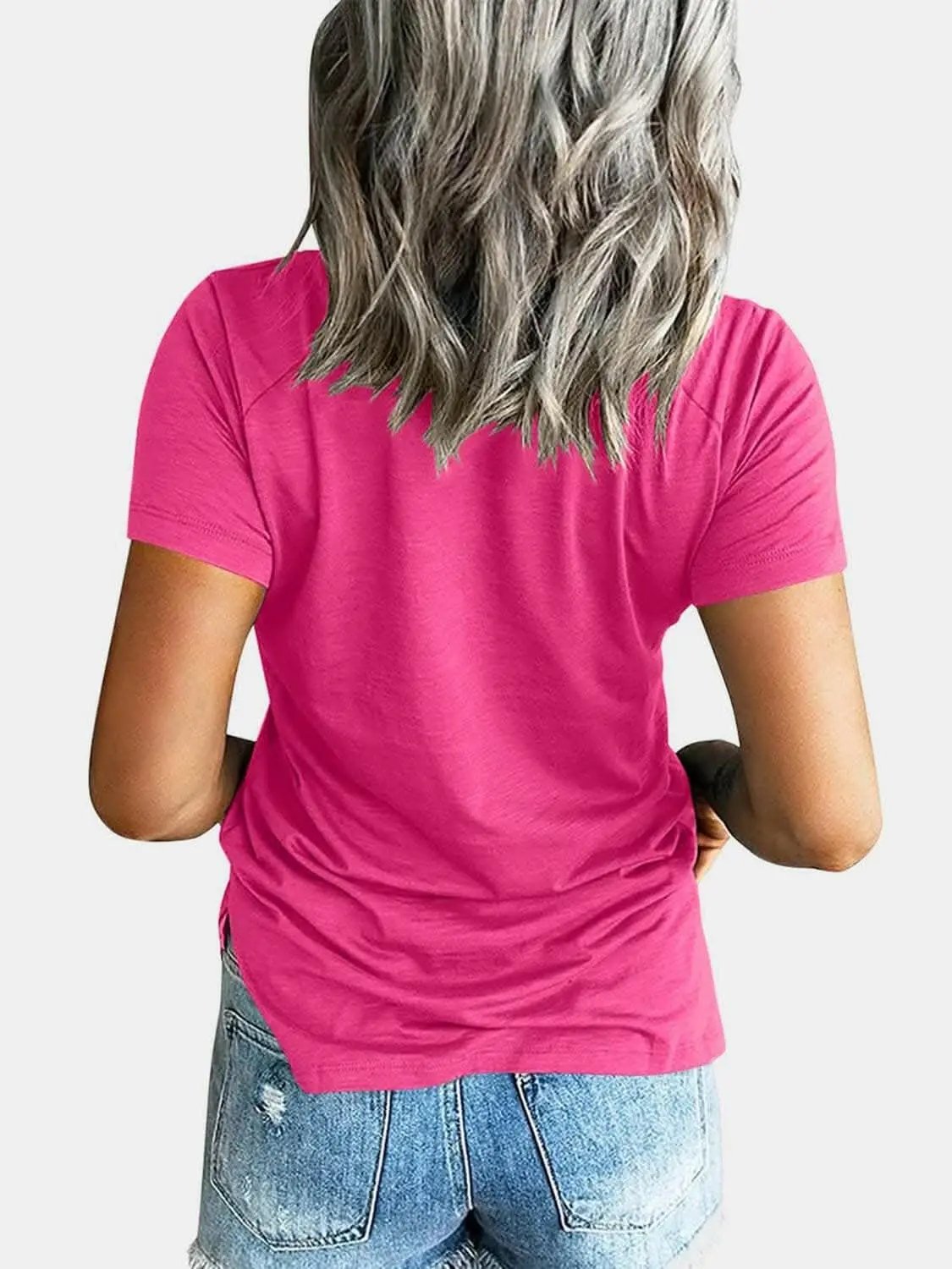 T-Shirts Trendsi just arrived - V-neck tee with pockets - comfy fit
