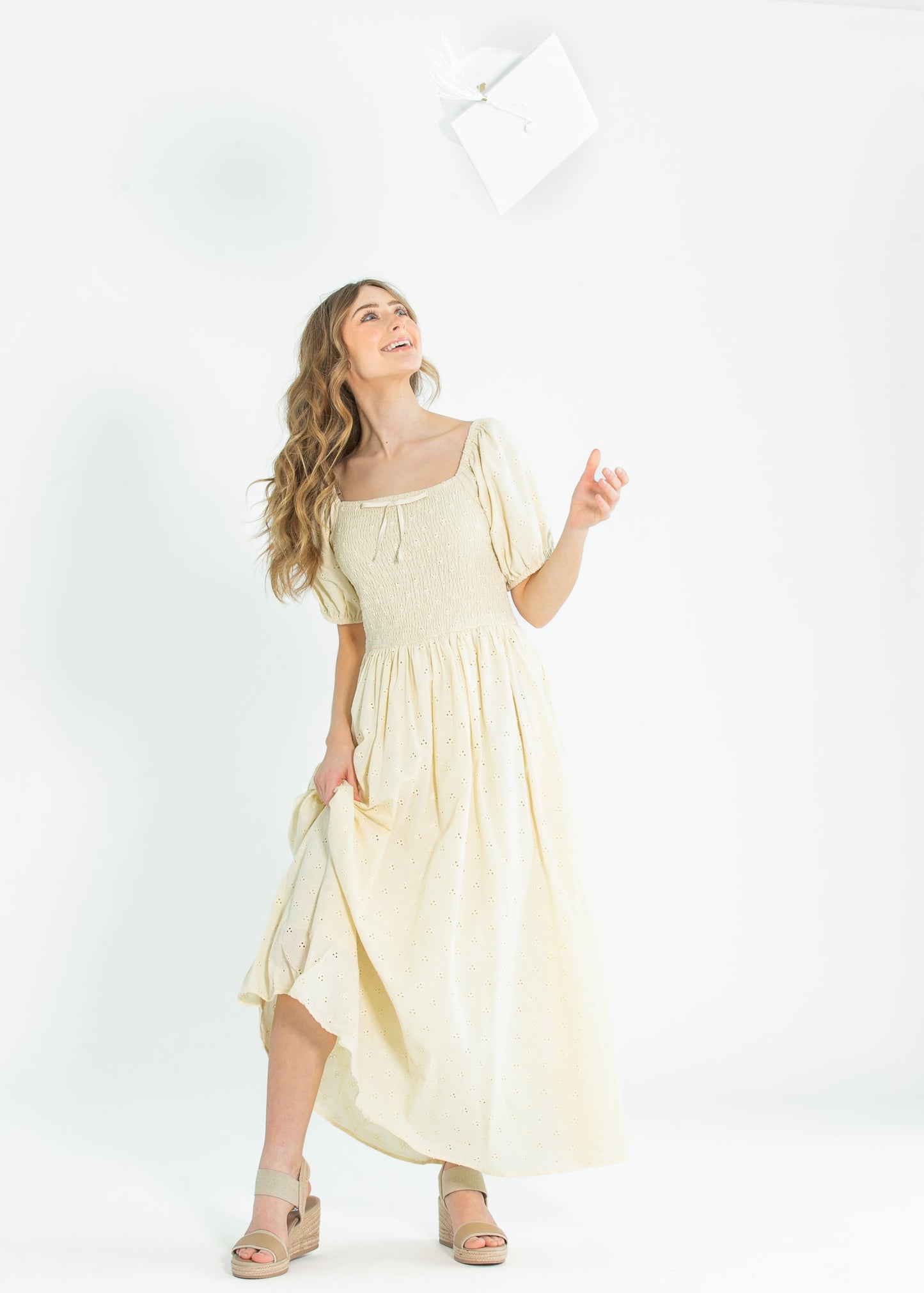 Rayna Eyelet Maxi Dress