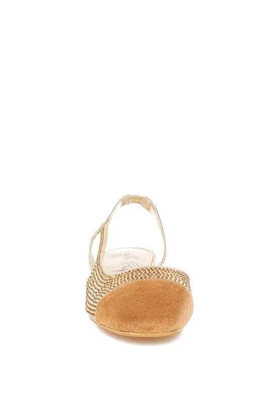 Accessories Rag Company Rerita Rhinestone-Studded Glitter Sandals for Special Occasions