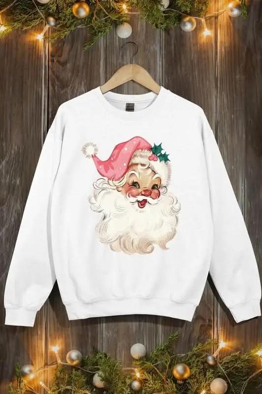 Santa Fleece Women's Sweatshirt | Color Bear