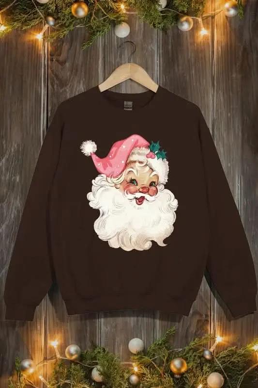 Santa Fleece Women's Sweatshirt | Color Bear